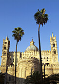 Cathedral east front. Palermo. Sicily. Italy