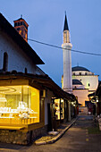 Bosnia-Hercegovina. Sarajevo, Turkish quarter at dusk