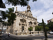 Santos Juanes church (Gothic style in its origins, rebuilt in a Barroc style), Valencia. Comunidad Valenciana, Spain