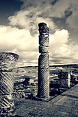 Segobriga archeological site. Roman ruins near Saelices. Cuenca province, Castilla-La Mancha. Spain