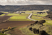 Fields near Saelices, nexto to Segóbriga ruins, Castilla-La Mancha. Spain