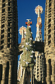 Detail of the Fachada del Nacimiento . Sagrada Familia Church. Barcelona. Spain
