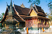 Temple in Luang Prabang. Laos