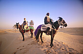 Bedouin horsemen. Tunisia