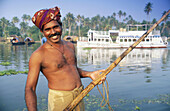 Fisherman in Kerala, India