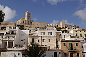 Dalt Vila district, old town of Ibiza. Ibiza, Balearic Islands. Spain