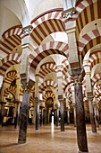Double arches, Great Mosque of Córdoba. Andalusia, Spain