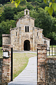Church of San Salvador de Valdediós, Villaviciosa, Asturias, pre-romanesque architeture (9th Century), Spain.