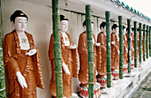 Ten thousand Buddhas pagoda. Kek Lok Si Temple. Penang. Malaysia