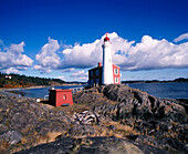 Fisgard Lighthouse National Historic Site, built in 1860. B.C. Vancouver island. Canada