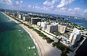 Aerial. Miami Beach. Florida. USA.