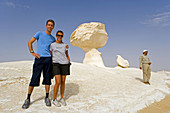 The White Desert near Farafra Oasis. Egypt