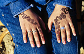 Henna tattoos. Egypt