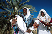 Children in festival dress, Siwa oasis, Lybian desert. Egypt