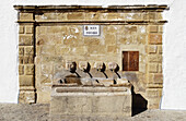 Fountain at Grazalema. Cádiz province. Spain