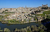 Fluss Tajo. Toledo. Spanien