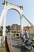 Bridge on Oosterhaven. Enkhuizen, Netherlands