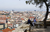 Overview on Lisbon from St. George s Castle. Lisbon, Portugal