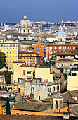 Overview of Rome. Italy