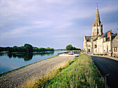 Loire River at Bréhémont. Val-de-Loire. France