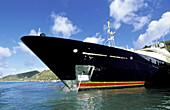 Ship at St. Barts. Caribbean. West Indies (FR)