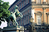 Equestrian statue. Naples. Italy