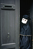 Masked man. Venice. Italy
