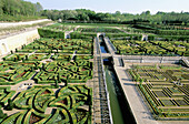 Gardens of Château de Villandry. Touraine. Loire Valley. France