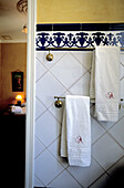 Bathroom in a suit of the Taberna del Alabardero hotel-restaurant. Sevilla, Spain