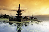 Lake Bratan Temple. Bali Island. Indonesia