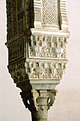 Detail of capital at Alhambra. Granada. Spain