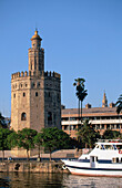 Torre del Oro in Sevilla. Spain