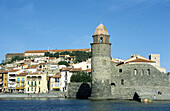 Historic village and harbour. Collioure. Pyrenees-Orientales. Languedoc Roussillon. France