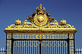 Detail of iron gate, Versailles. France