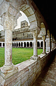 Benedictine abbey of Saint-Michel de Cuxa. Prades. Pyrenees-Orientales, Languedoc Roussillon. France