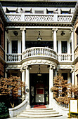 Classical House and porch at French Concession colonial town. Shanghai. China