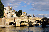 Pont Neuf bridge. Along Seine River. Paris. France.