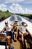Boat ride on Lake Okeechobee, The Everglades, Florida. USA.