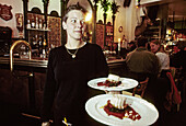 Waitress at Shophie s bar. Stockholm. Sweden