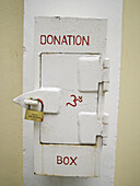 Donation box. Mauritius