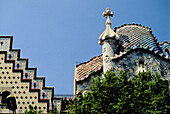 Batlló House (1904-1906 by Gaudí). Barcelona, Spain