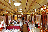 Al Andalus expreso luxury train leaving each week from Sevilla for a 6 days and 5 nights tour. Andalucia. Spain