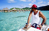 Bora-Bora in the Leeward islands. Society archipelago. French Polynesia