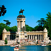 El Retiro Park. Madrid. Spain