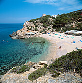 Cala Carbó, Ibiza, Balearische Inseln, Spanien