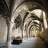 Hall of Converts, 13th c. Monasterio de Santa María de Huerta, Soria province, Spain