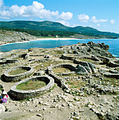 Castro Celta de Baroña, La Coruña province, Galicia, Spain