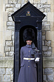 Guard, Tower of London, London. England. UK.