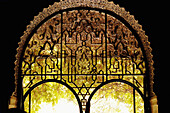 Detail of gate in the Alcázar. Seville. Spain