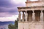 Cariathides of the Erechtheion. Acropolis, Athens. Greece
